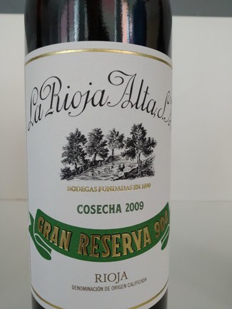 La Rioja Alta Gran Reserva 904 2009