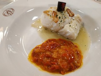 Bacalao a la brasa