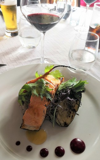 Con el salmón