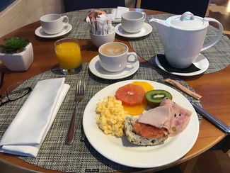 Y esto un buen desayuno.