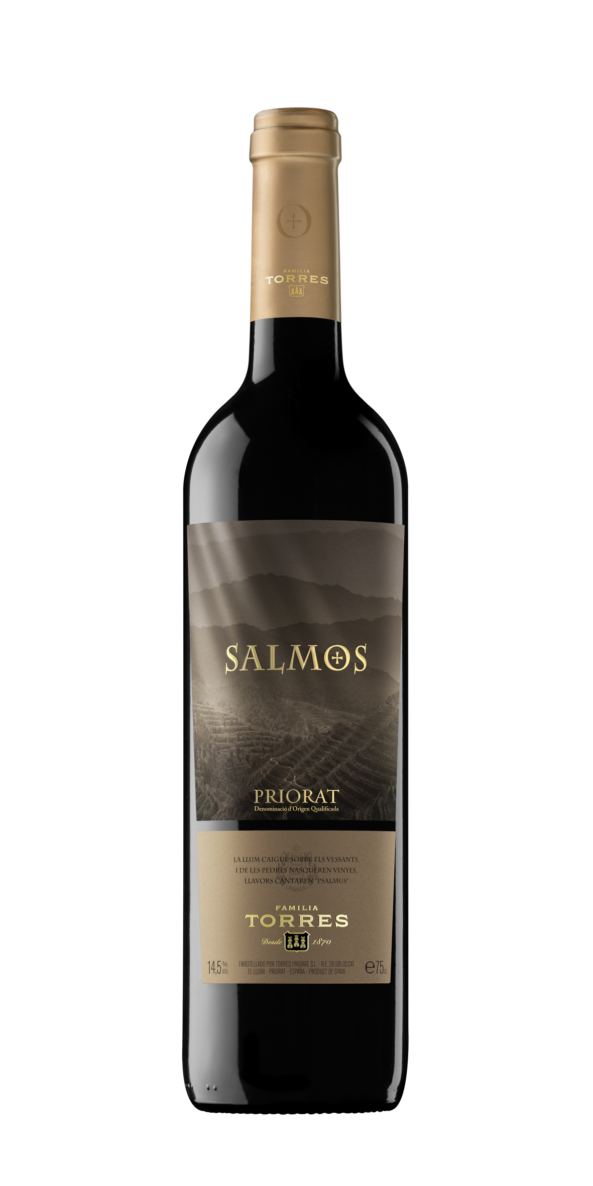 Salmos 2016 de Familia Torres, Priorat Trophy del International Wine Challenge