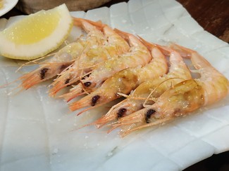 Cena2: 1/2 gamba blanca de Huelva