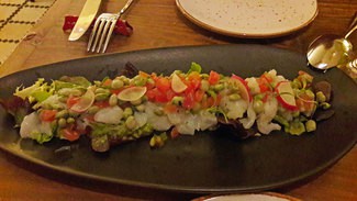 "Esqueixada" de bacalao del huerto del señor Orta