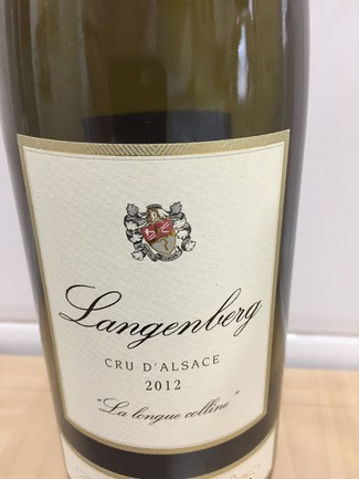 Domaine Marcel Deiss Langenberg Cru d'Alsace 2012