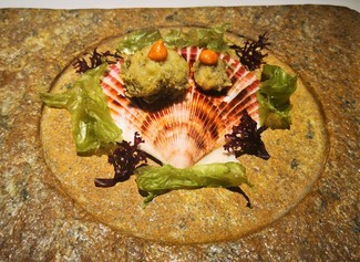 La ortiga de mar al romesco