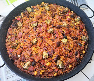 Paella terminada
