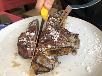 Chuletón de vaca argentina