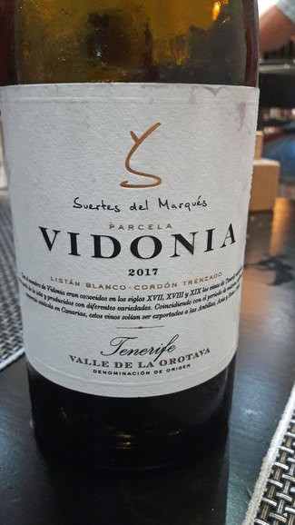Vidonia  2017 Listan Blanco-Cordon trenzado DOP Valle de la Orotava