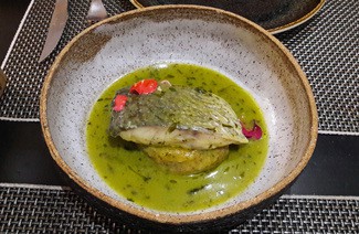 Lomo de palometa negra cocinado