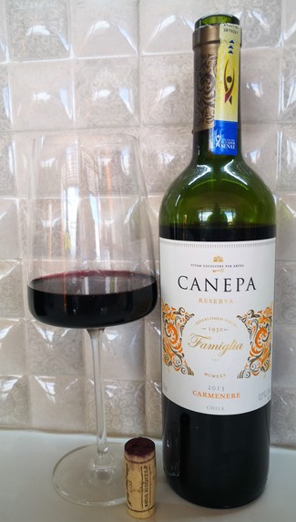 Canepa reserva Famiglia Carmenere 2015