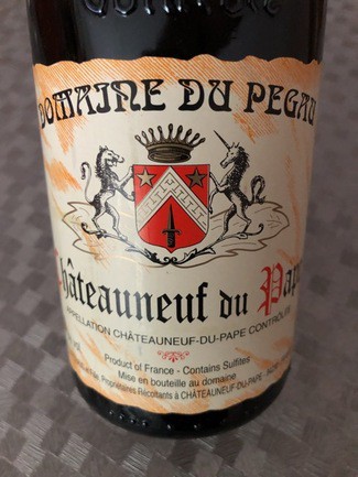 Domaine du Pegau châteauneuf du pape 2012