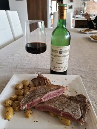 Con el chuletón