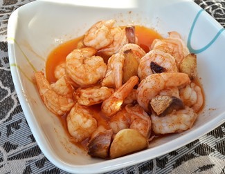 Las gambas al ajillo