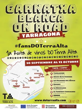 La DO Terra Alta lleva la Ruta de la Garnacha Blanca a Tarragona