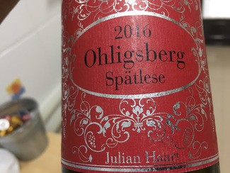 Julian Haart Ohligsberg Spätlese 2016