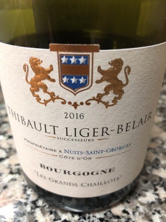 Thibault Liger-Belair “les grands chaillots” 2016