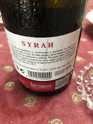 Syrah De Muller 2017