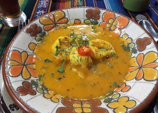 Sopa de camarón