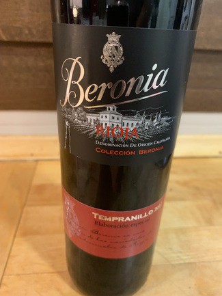 Beronia tempranillo elaboración especial 2017