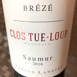Arnaud Lambert Clos Tue-Loup 2016
