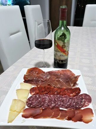 Con el embutido ibérico