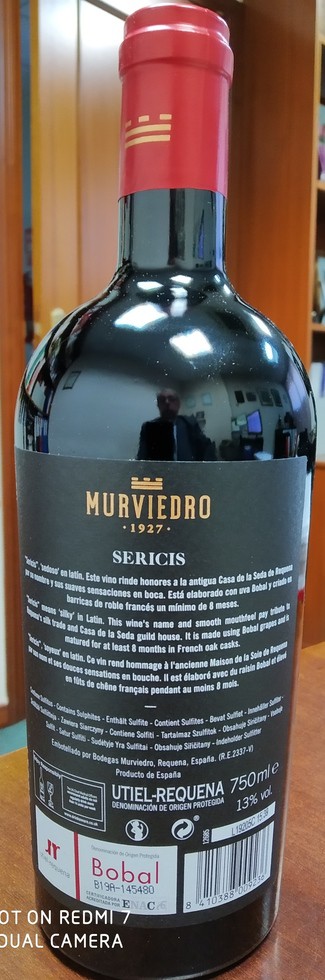 Sericis cepas viejas bobal 2016 2016