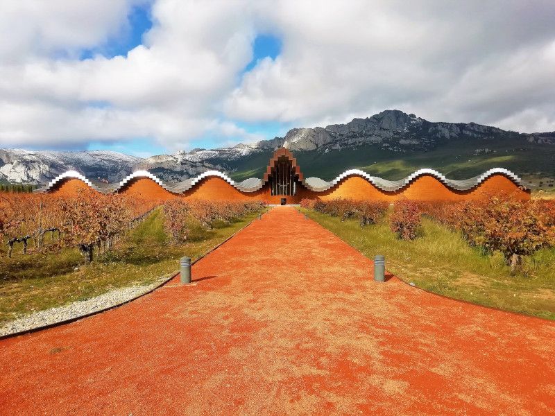 Bodega Ysios en otoño