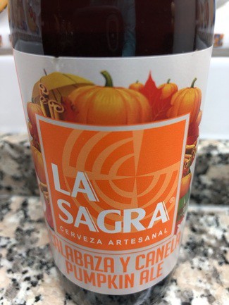 La sagra calabaza y canela pumpkin ale