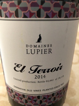 Domaines Lupier El Terroir 2014