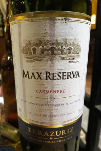 Max Reserva Carmenere 2015