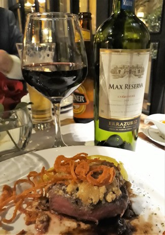 Con el solomillo Casa Alonso