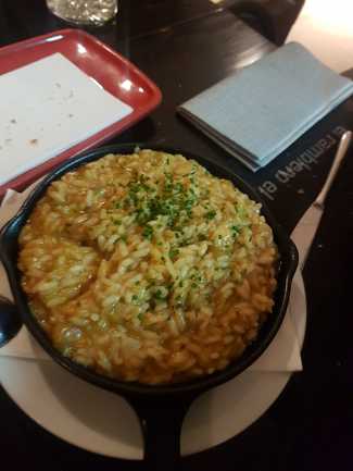 Cazuelita de arroz con bacalao