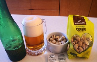 Aperitivo con pistachos