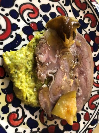 fiambre de cabeza de vaca