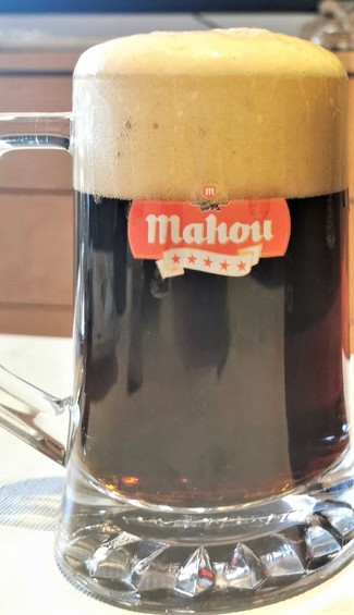 Servida en su vaso