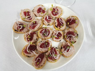 Los canapés de foie