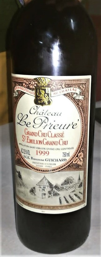 Chateau Le Prieure St.-Emilion Grand Cru 1999