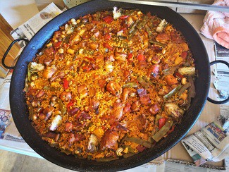 Paella terminada