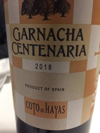 Coto de Hayas Garnacha Centenaria 2018