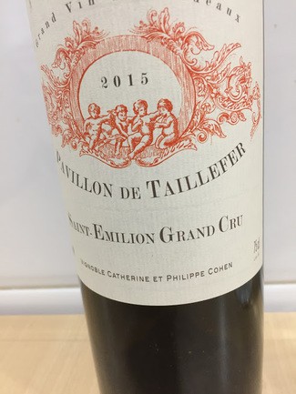 Pavillon De Taillefer Saint-Emilion Grand Cru 2015