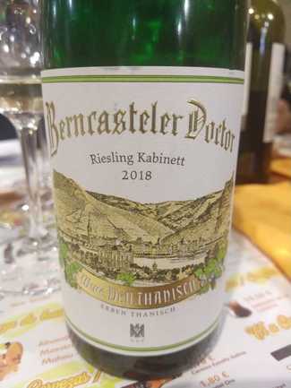 Thanisch Berncasteler Doctor Kabinet 2018