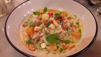 Ceviche pasion con langostinos