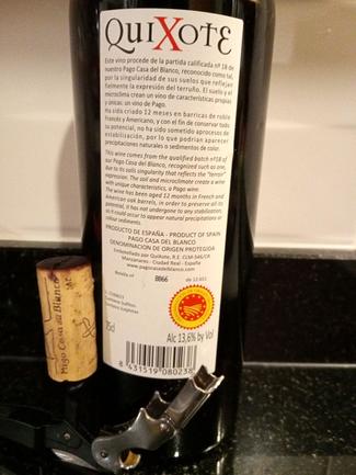 Quixote Malbec- Cabernet Franc 2008