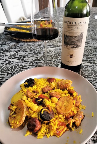 Con el arroz al horno