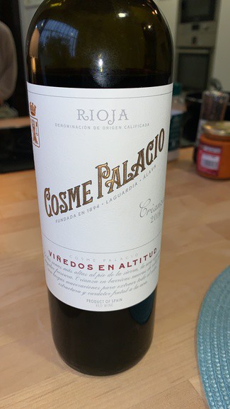 Cosme Palacio crianza viñedos en altitud 2016