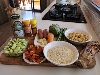 Los ingredientes del arroz