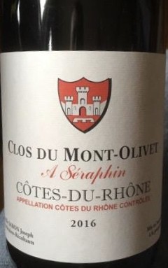 Clos du Mont Olivet- A Séraphin 2016