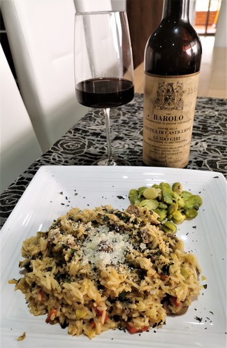 Con el risotto