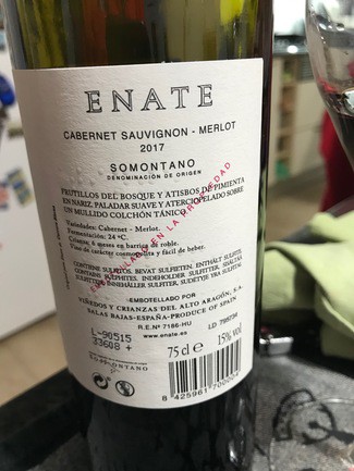 Enate Cabernet Sauvignon-Merlot 2017