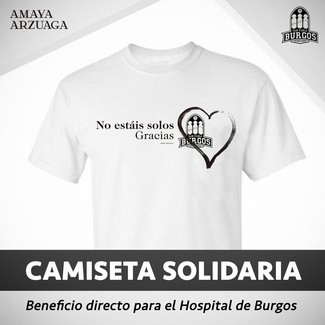 Amaya Arzuaga y el San Pablo Burgos lanzan una camiseta solidaria contra la COVID-19